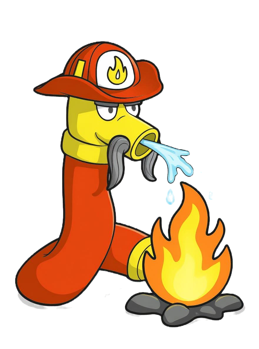 Floyd fighting fire — another day at the office
