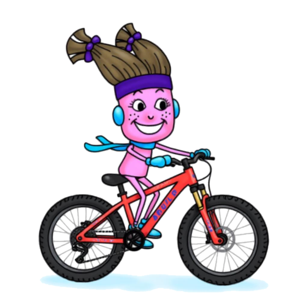 On the bike — always moving