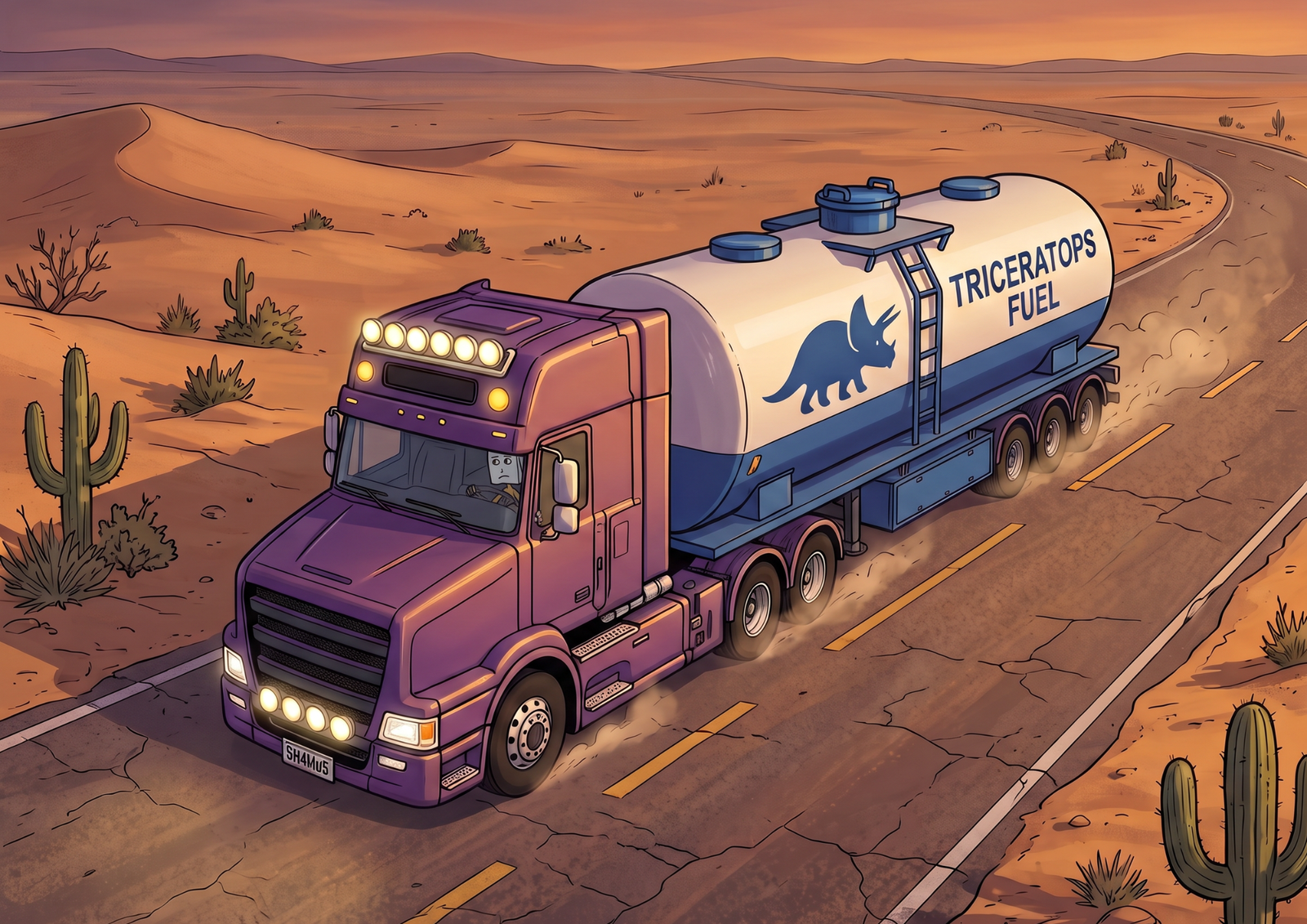 Overhead view of the Purple Rig