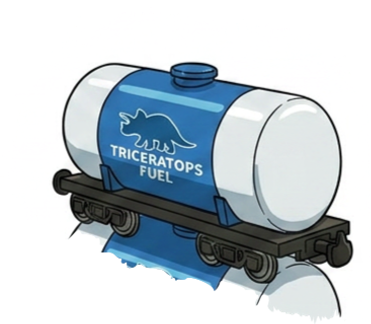 Triceratops Fuel Carriages