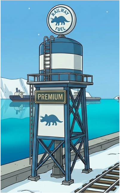 Triceratops Railway Fuel Tower